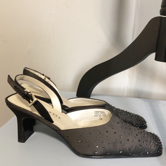 NINE WEST Black Wedge - Picture 2 of 5